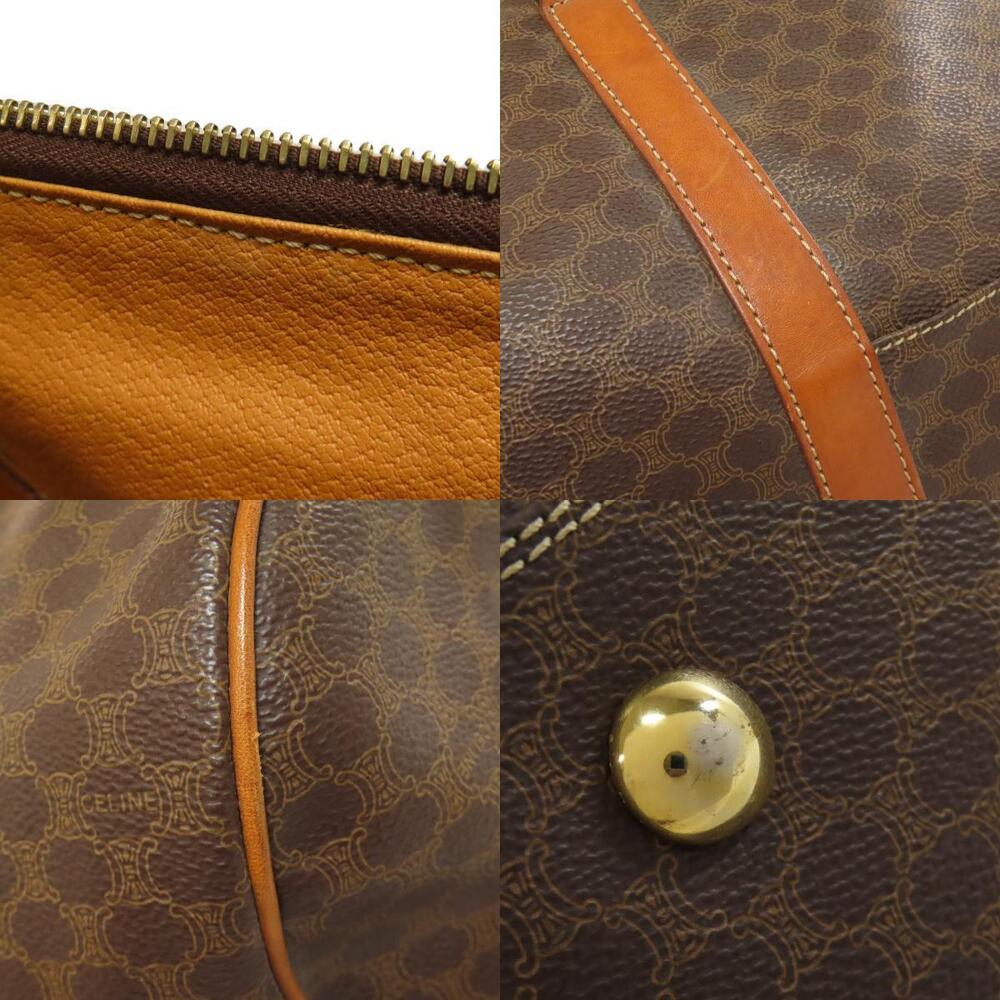 Celine Macadam Boston Leather Brown Boston bag - Picture 7 of 11
